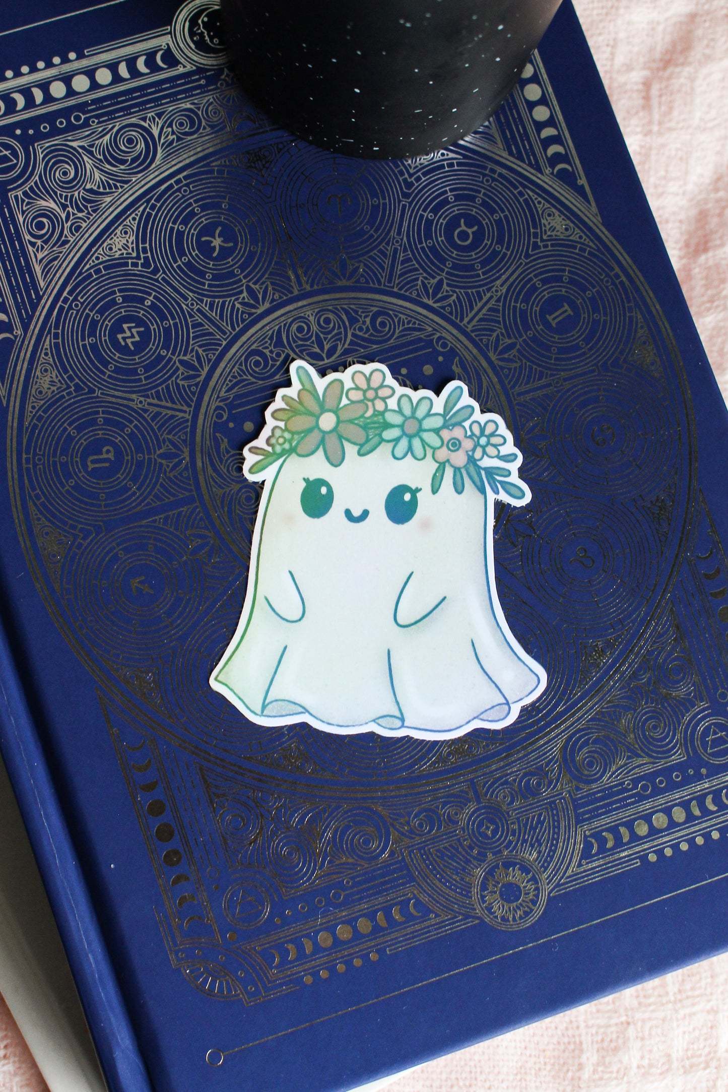 Floral Ghost Sticker