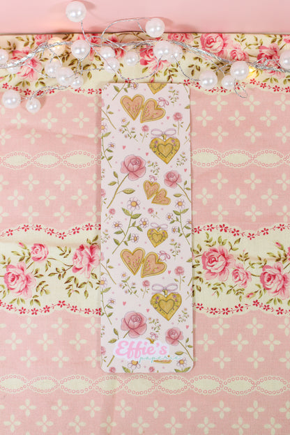 Floral Heart Locket Bookmark