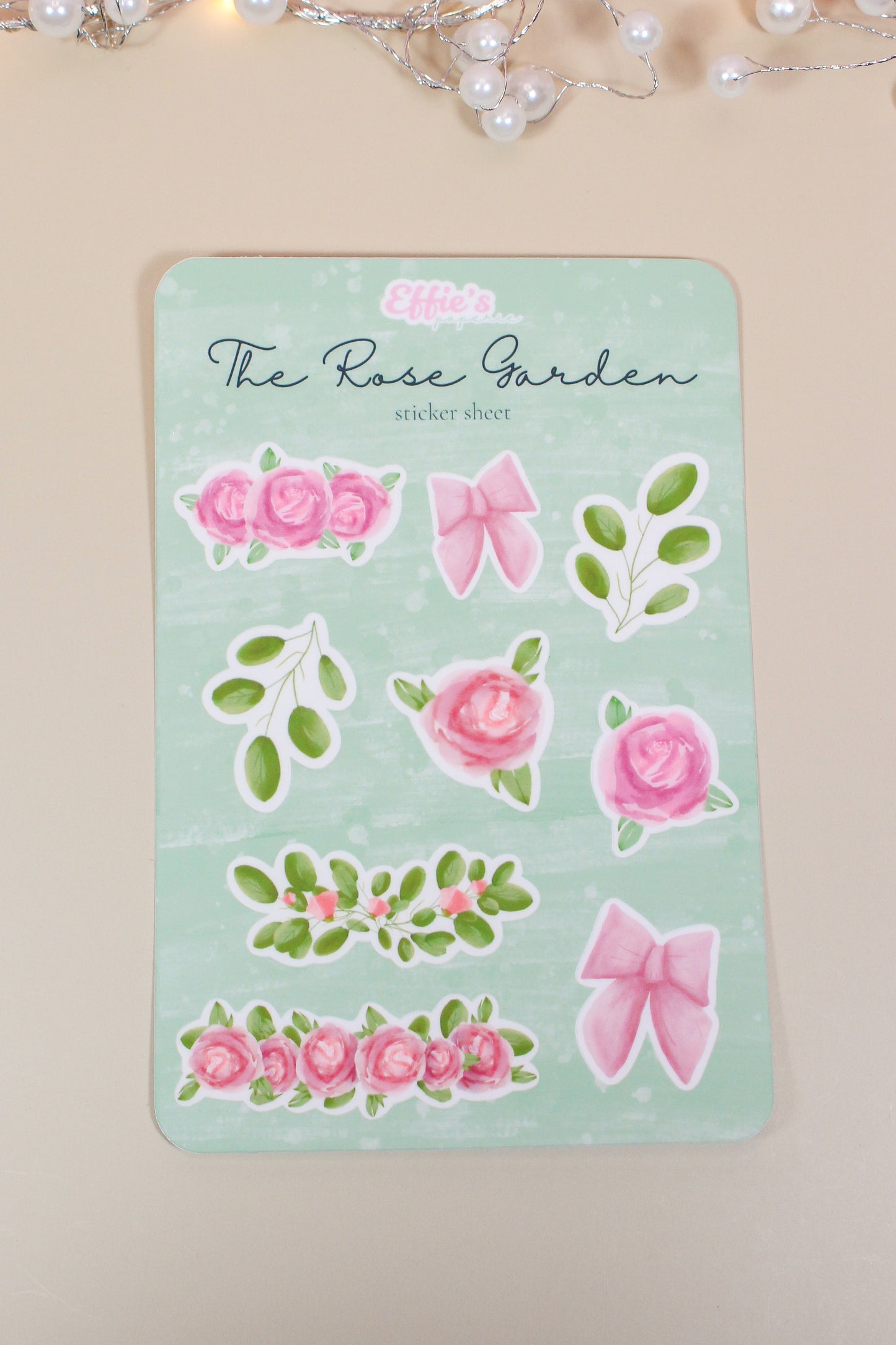 Garden Collection Matte Sticker Sheets