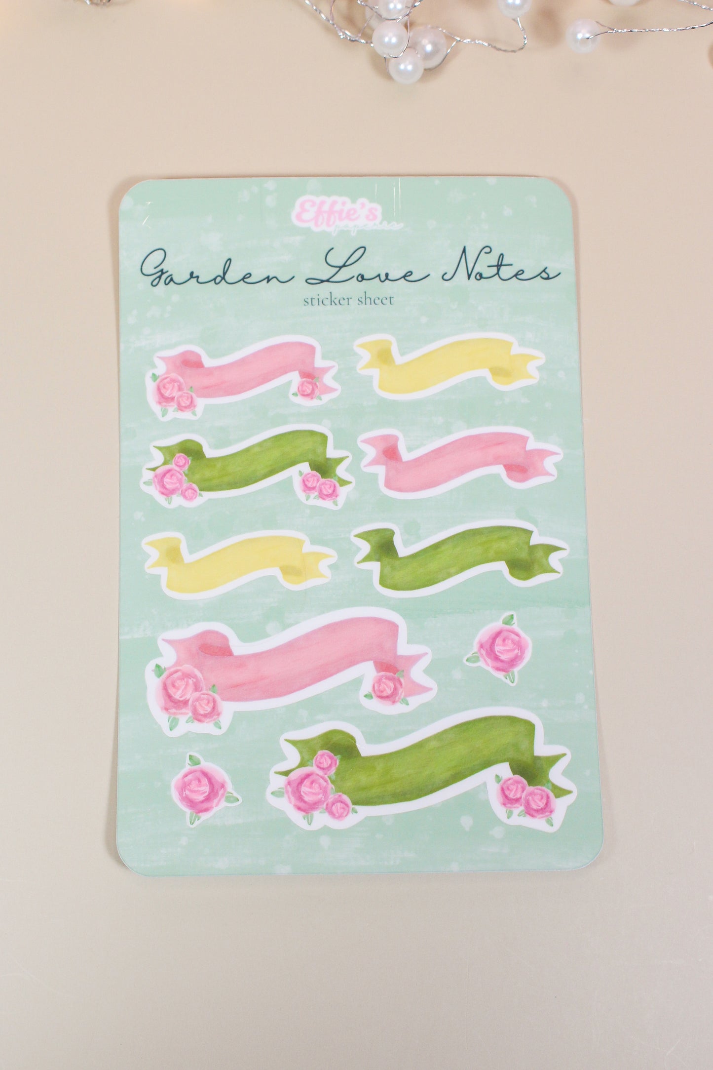 Garden Collection Matte Sticker Sheets