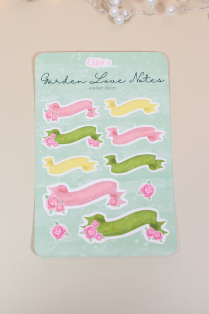 Garden Collection Matte Sticker Sheets