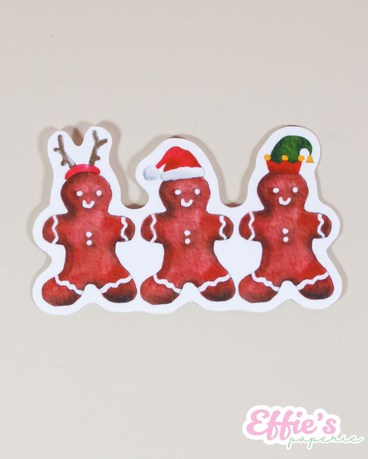 Gingerbread Friends Sticker