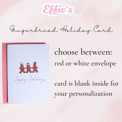 Gingerbread Holiday Card