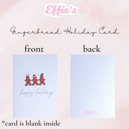Gingerbread Holiday Card