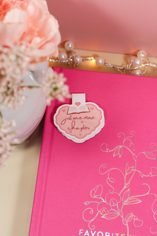 Just One More Chapter Magnetic Bookmark