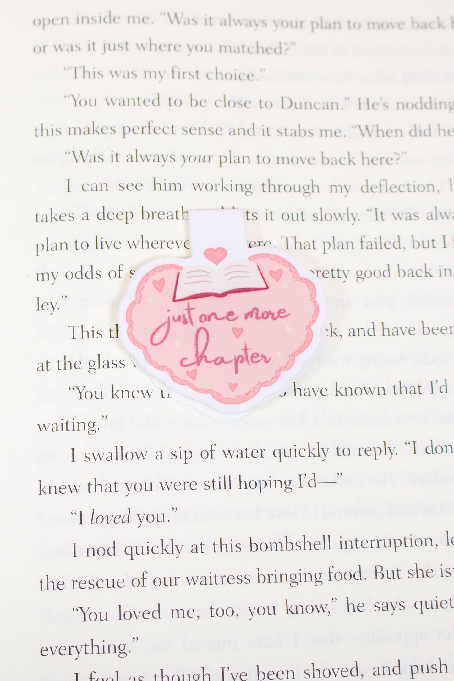 Just One More Chapter Magnetic Bookmark