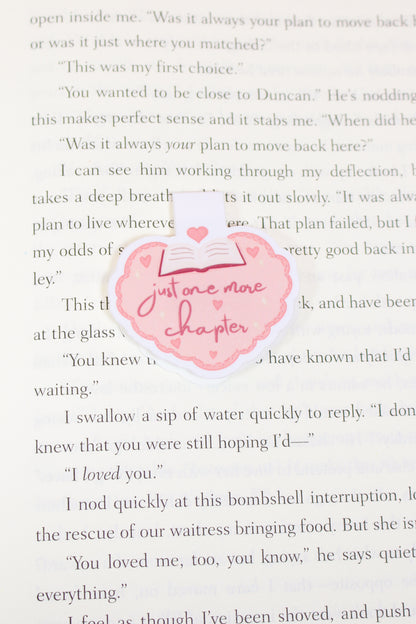 Just One More Chapter Magnetic Bookmark