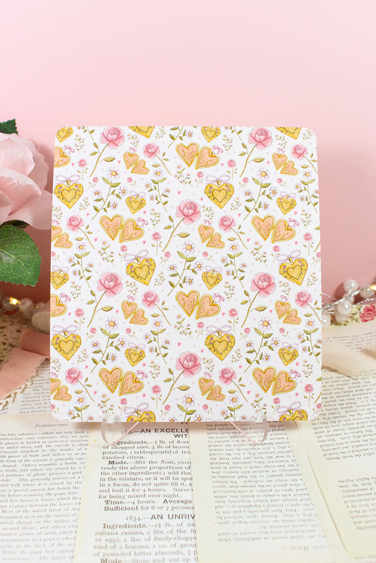 Locket & Rose Garden Kindle Case Insert