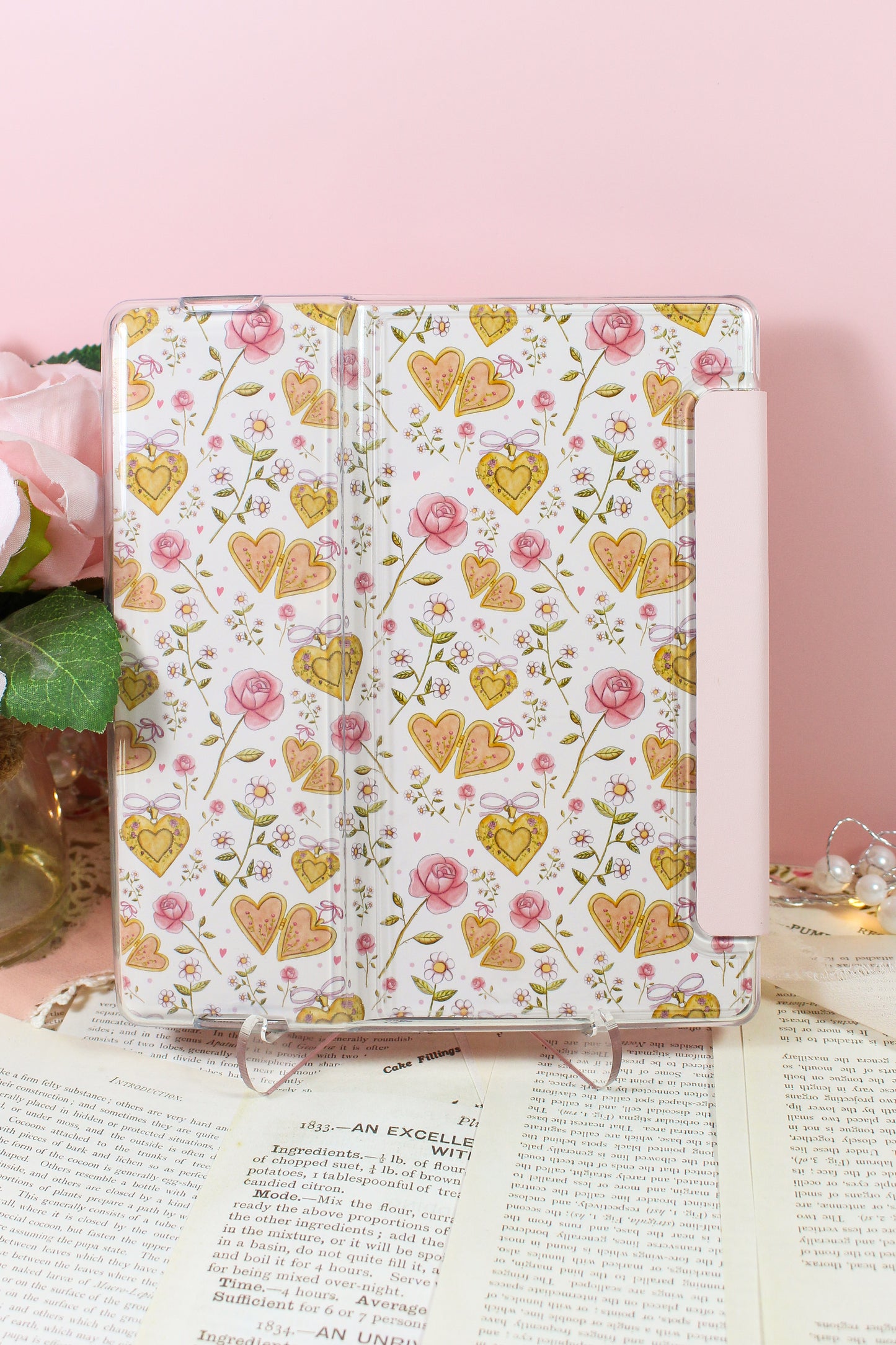 Locket & Rose Garden Kindle Case Insert