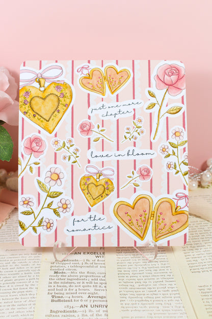 Love-in-Bloom Lockets Kindle Case Insert