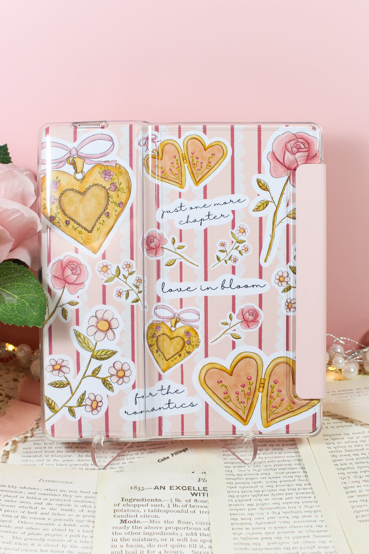 Love-in-Bloom Lockets Kindle Case Insert
