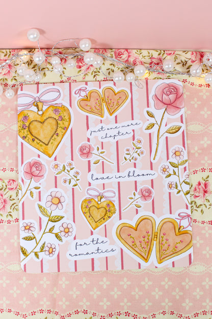 Love-in-Bloom Lockets Kindle Case Insert