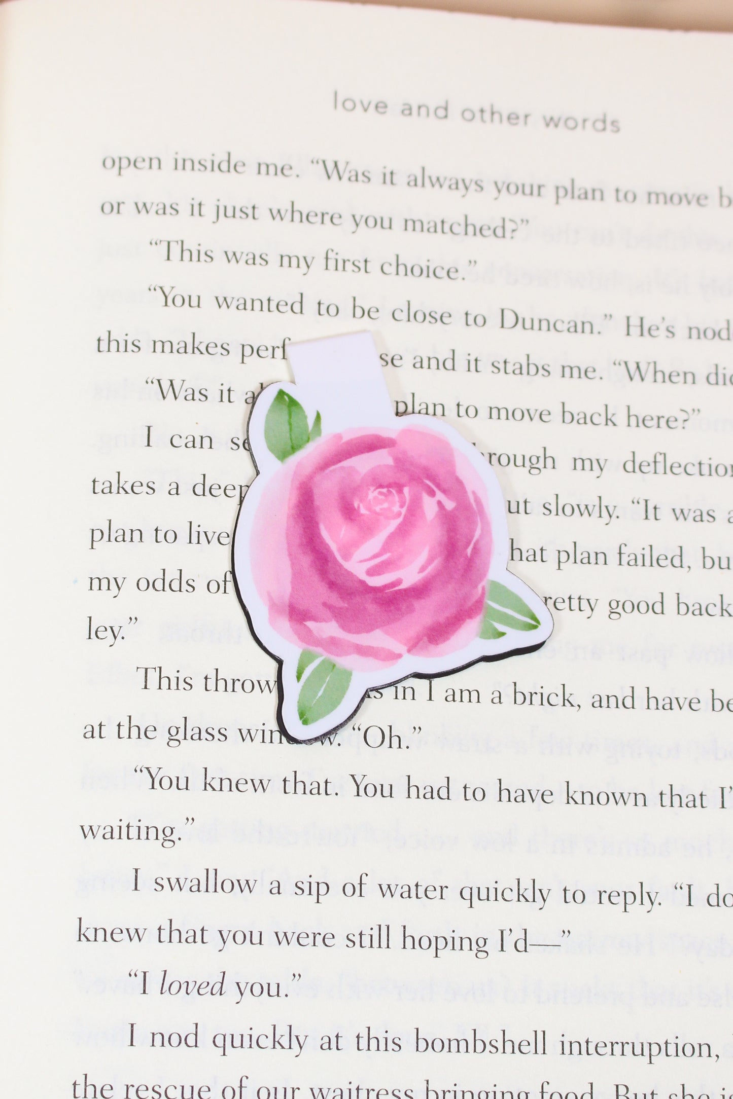 Rose Garden Magnetic Bookmark