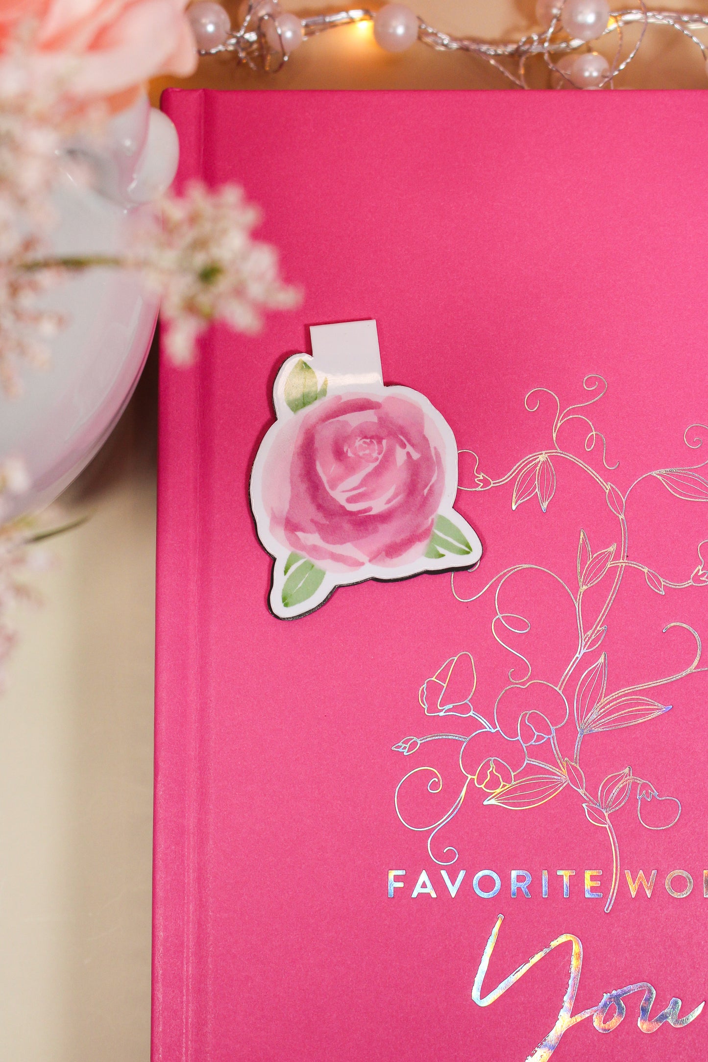 Rose Garden Magnetic Bookmark