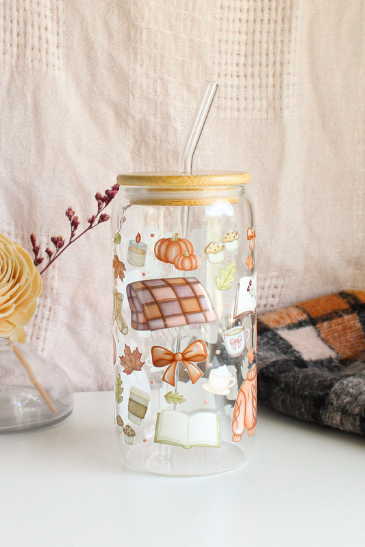 Sweater Weather Glass Cup