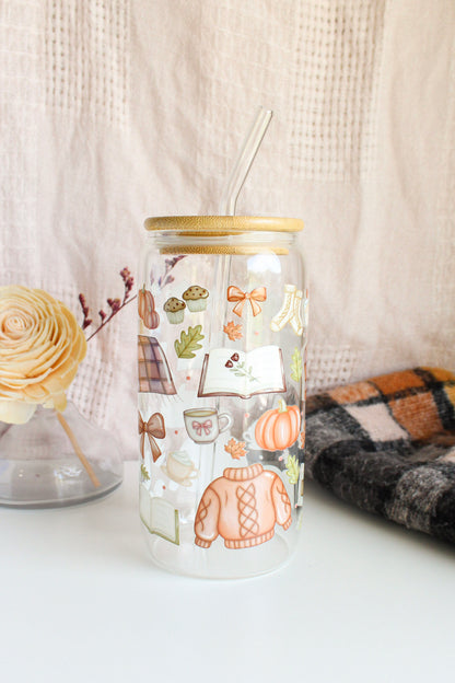 Sweater Weather Glass Cup