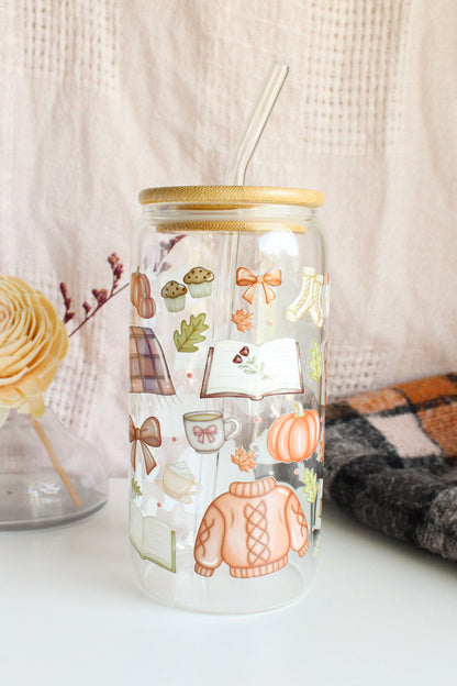 Sweater Weather Glass Cup