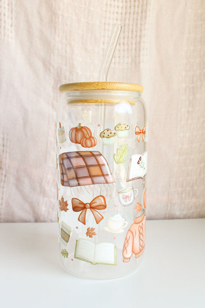 Sweater Weather Glass Cup