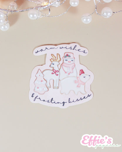 Warm Wishes & Frosting Kisses Sticker