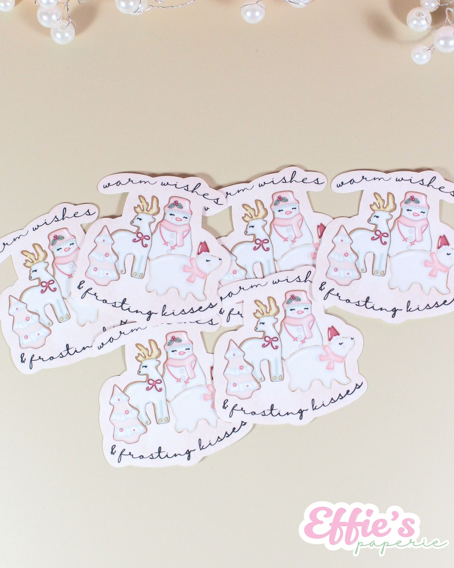 Warm Wishes & Frosting Kisses Sticker