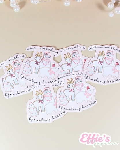 Warm Wishes & Frosting Kisses Sticker