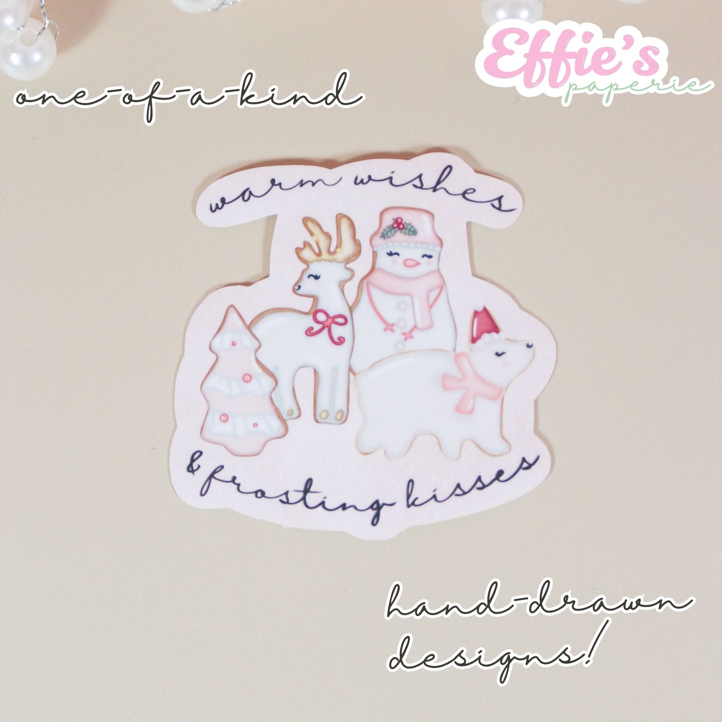 Warm Wishes & Frosting Kisses Sticker