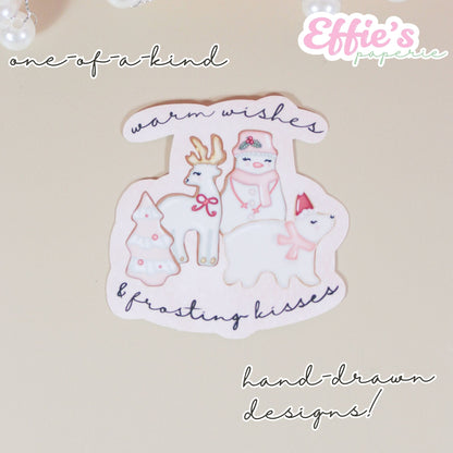 Warm Wishes & Frosting Kisses Sticker