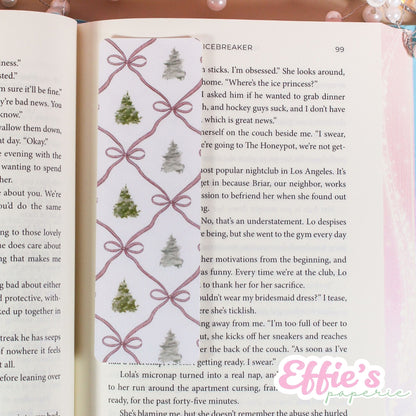 Watercolor Christmas Tree Bookmark
