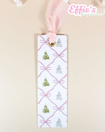 Watercolor Christmas Tree Bookmark