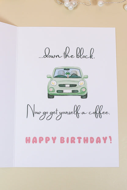 You Deserve a Cruise Birthday Card