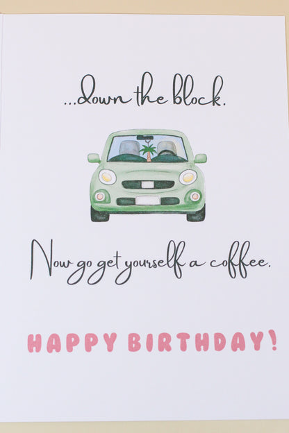 You Deserve a Cruise Birthday Card